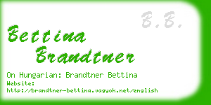 bettina brandtner business card